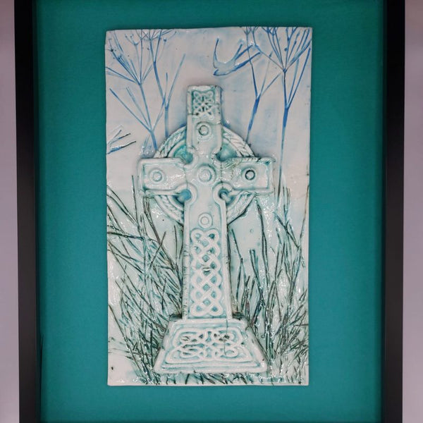 Celtic Cross Framed Tile