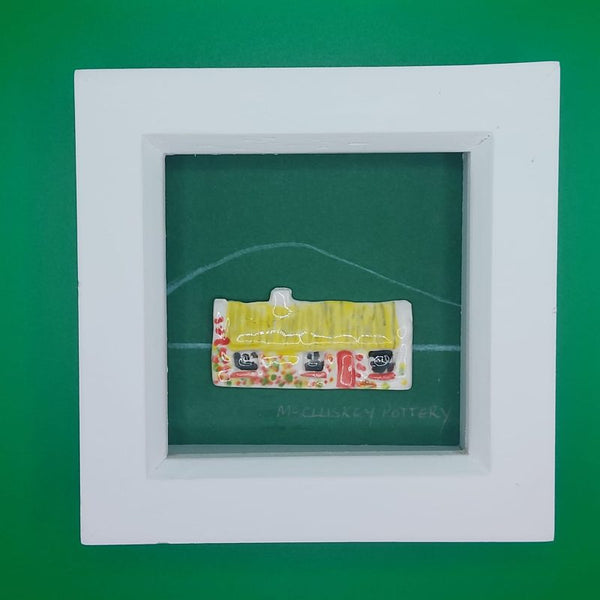 Irish Cottage Framed Tile